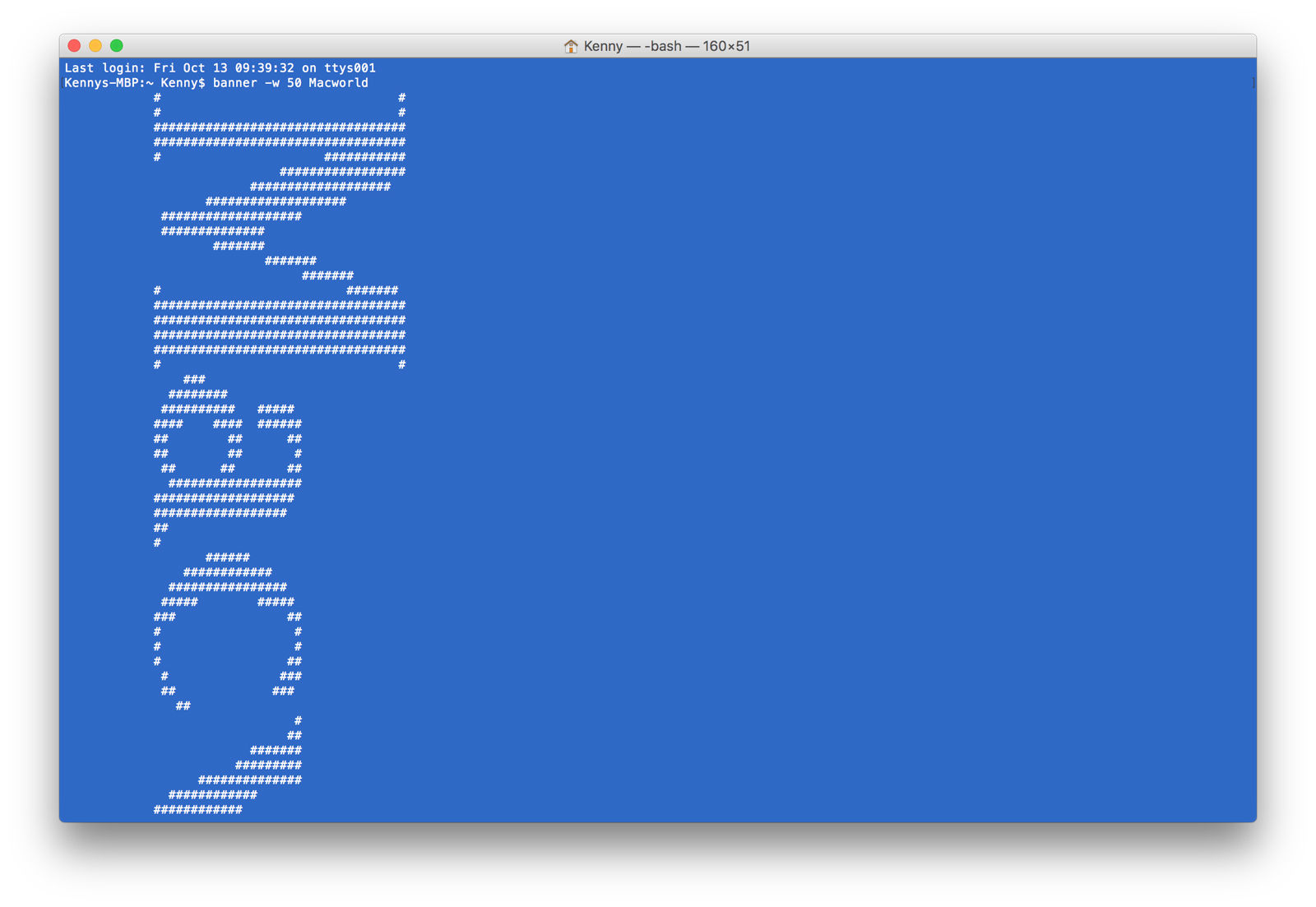 Linux Print Ascii String Printing ascii art in terminal with characters - wolfbonus